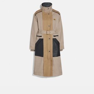 Coach rain/trench coat size 8